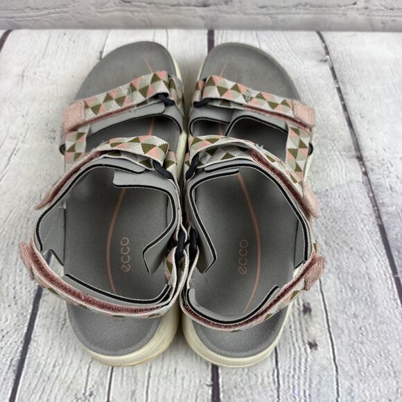 Ecco X-Trinsic Women's 5 Sandals Textile Outdoor‎ Hiking Hook and Loop - Picture 6 of 8